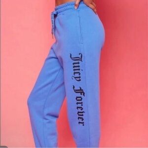 Juicy Couture X Forever 21 blue sweatpants joggers pants M medium juicy forever